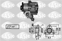 Hydraulic Pump, steering SAS7076002