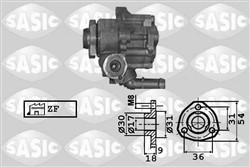 Hydraulic Pump, steering SAS7076023