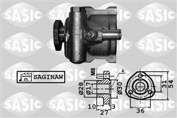 Hydraulic Pump, steering SAS7076029
