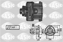Hydraulic Pump, steering SAS7076031