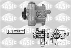 Hydraulic Pump, steering SAS7076051