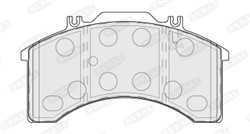 Brake Pad Set, disc brake BCV29032T