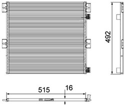 Air conditioning condenser AC 125 000P_1