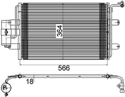 Air conditioning condenser AC 180 000S