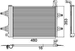 Air conditioning condenser AC 359 000P_1