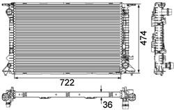 Variklio radiatorius MAHLE CR 912 000P_3