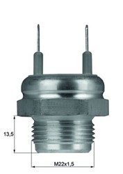 temperatūros jungiklis, radiatoriaus ventiliatorius BEHR BTSW 8D