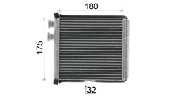Heat Exchanger, interior heating AH 298 000P_10