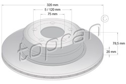 Brake disc HP502 030_0