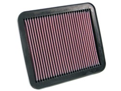 Sports air filter (panel, square) 33-2155 230/202/25mm fits SUZUKI GRAND VITARA I, GRAND VITARA II, VITARA_1