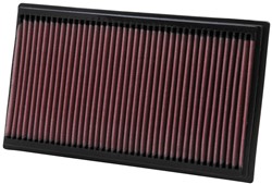 Sportowy filtr powietrza (panelowy) 33-2273 294/171/29mm pasuje do JAGUAR S-TYPE II, XF I, XF SPORTBRAKE, XJ_5