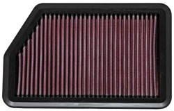 Sports air filter (panel) 33-2451 257/165/22mm fits HYUNDAI; KIA_1