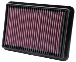 Sports air filter (panel) 33-2980 267/189/37mm fits HYUNDAI H-1 CARGO, H-1 TRAVEL; NISSAN NAVARA, NAVARA NP300_1