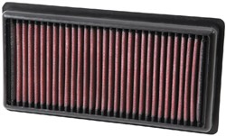 Sports air filter (panel) 33-3006 238/124/29mm fits DS; CITROEN; OPEL; PEUGEOT_1