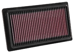 Sports air filter (panel, square) 33-3052 250/148/27mm fits HYUNDAI BAYON, I20 ACTIVE, I20 I, I20 II, I20 III_1