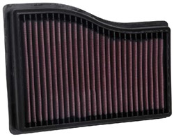 Sportowy filtr powietrza (panelowy) 33-3132 254/186/38mm pasuje do MERCEDES_5