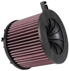 Sportowy filtr powietrza (okrągły) E-0646 168/98/140mm pasuje do AUDI A4 ALLROAD B9, A4 B9, A5, A6 C8, Q5_5