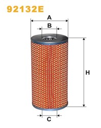 Sportinis alyvos filtras - filtro įdėklas (aukštis: 201 mm, išorinis skersmuo: 100 mm)_0