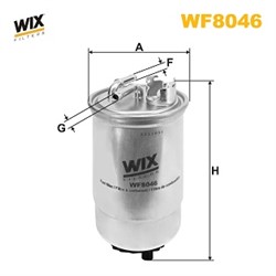Фільтр паливний WIX FILTERS WF8046WIX