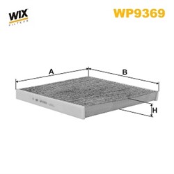 Filter, cabin air WP9369WIX