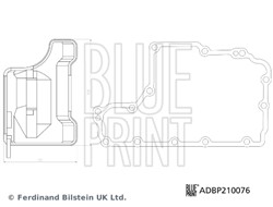 hidraulinis filtras, automatinė transmisija BLUE PRINT ADBP210076_3