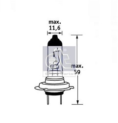 Light bulb H7 (socket type: PX26D)_2