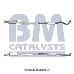 DPF tahmafilter / Osakeste filter BM CATALYSTS BM11176H