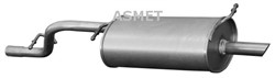 Išmetimo sistemos duslintuvas galas ASMET ASM07.115