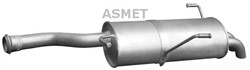 ASMET Izplūdes gāzu trokšņa slāpētājs (pēdējais) ASM08.086