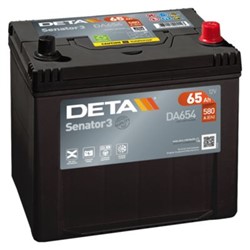 Vieglo auto akumulators DETA DA654