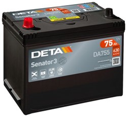 Vieglo auto akumulators DETA DA755