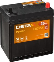 Akumulators DETA POWER DB356A 12V 35Ah 240A (187x127x220)_0
