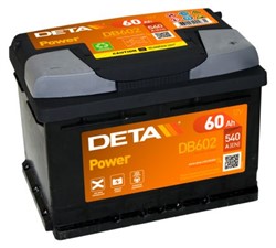 Vieglo auto akumulators DETA DB602