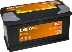 Akumulators DETA POWER DB950 12V 95Ah 800A (353x175x190)_0