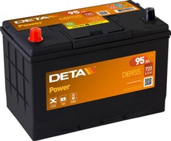 Akumulators DETA POWER DB955 12V 95Ah 720A (306x173x222)_0