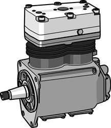 Compressor, compressed-air system ACX 83A