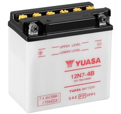 Akumulator motocyklowy YUASA 12N7-4B YUASA 12V 7,4Ah 74A L+_3