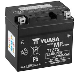 Akumulators YUASA TTZ7S YUASA 12V 6,3Ah 90A (113x70x105)_3