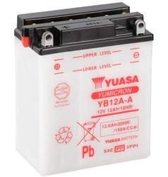 Akumulator motocyklowy YUASA YB12A-A YUASA 12V 12,6Ah 150A L+_3