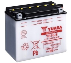 Akumulator motocyklowy YUASA YB16-B YUASA 12V 20Ah 215A L+