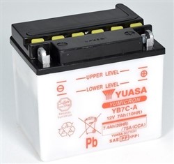 Akumulators YUASA YB7C-A YUASA 12V 7,4Ah 75A (130x90x114)_3