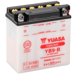 Akumulator motocyklowy YUASA YB9-B YUASA 12V 9,5Ah 115A L+_3