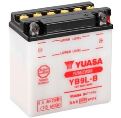Akumulator motocyklowy YUASA YB9L-B YUASA 12V 9,5Ah 130A P+_0
