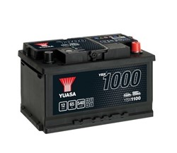 Akumulators YUASA YBX1000 CaCa YBX1100 12V 65Ah 540A (278x175x190)_3