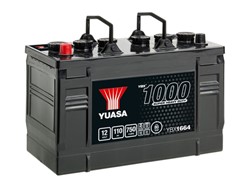 Akumulators YUASA 1000 Series Super Heavy Duty YBX1664 12V 110Ah 750A (347x174x235)_3