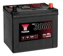 Akumulators YUASA YBX3000 SMF YBX3005 12V 60Ah 500A (232x173x225)_3