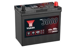 Akumulators YUASA YBX3000 SMF YBX3053 12V 45Ah 400A (238x129x225)_3