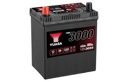 Akumulators YUASA YBX3000 SMF YBX3055 12V 36Ah 330A (187x127x227)_3