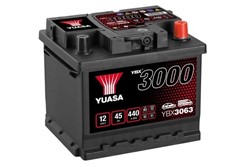 Akumulators YUASA YBX3000 SMF YBX3063 12V 45Ah 440A (207x175x175)_3