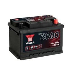 Akumulators YUASA YBX3000 SMF YBX3075 12V 60Ah 550A (243x175x175)_3
